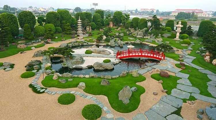 Công viên cá Koi Rin Rin Park, check in sống ảo phong cách Nhật